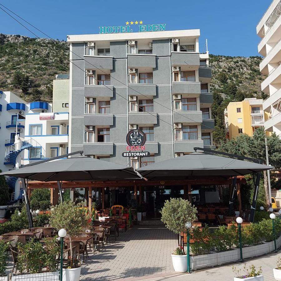 Eden Hotel Shëngjin Exterior foto